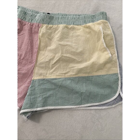 NWT Urban Outfitters BDG Women’s 3X Teagan Seersucker Shorts Colorful Patchwork - Picture 5 of 11